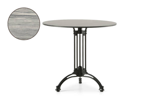 Titanic Table de jardin aluminium Ø 80 cm