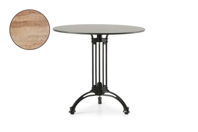 Titanic Table de jardin aluminium Ø 80 cm