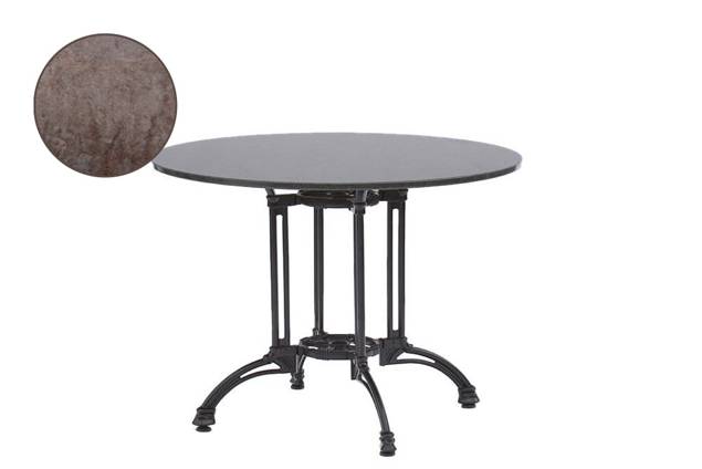 Titanic Gartentisch Aluminium Ø 129 cm