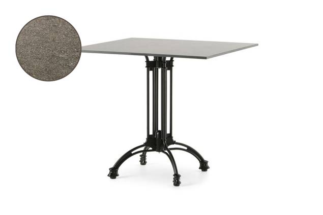 Titanic Table de jardin aluminium 70x70 cm