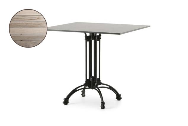 Titanic Table de jardin aluminium 70x70 cm