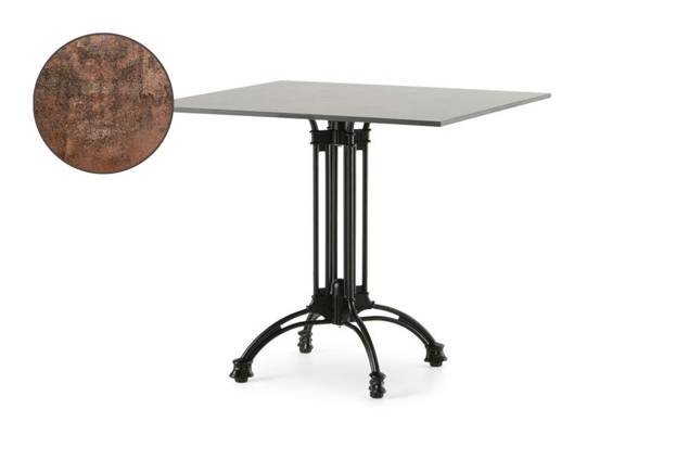 Titanic Gartentisch Aluminium 50x60 cm