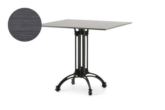Titanic Table de jardin aluminium 70x70 cm