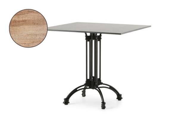 Titanic Gartentisch Aluminium 70x70 cm