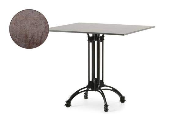 Titanic Table de jardin aluminium 70x70 cm