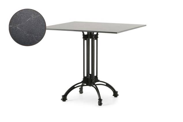 Titanic Table de jardin aluminium 70x70 cm