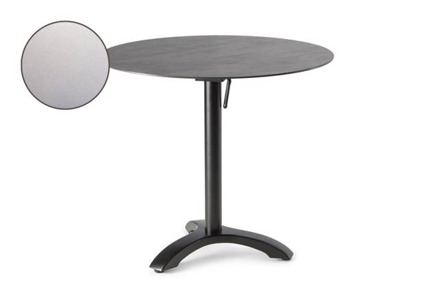 Trento II Table de jardin pliante aluminium Ø 80 cm