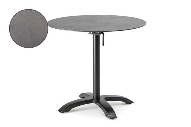 Trento II Gartentisch klappbar Aluminium Ø 70 cm