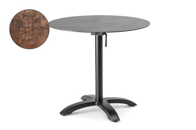 Trento II Gartentisch klappbar Aluminium 50x60 cm