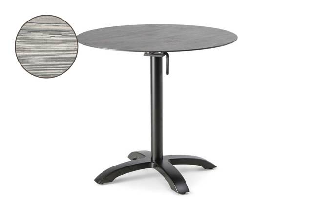 Trento II Gartentisch klappbar Aluminium Ø 80 cm