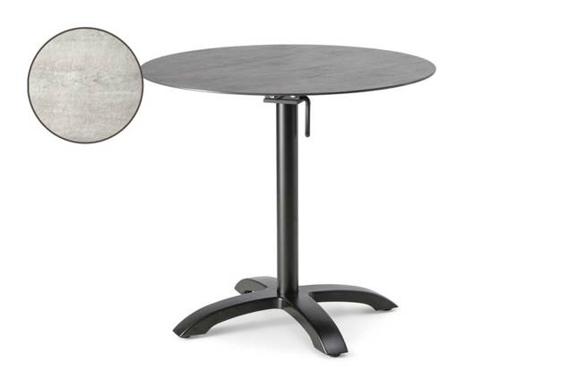 Trento II Gartentisch klappbar Aluminium Ø 70 cm