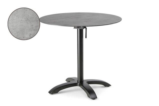 Trento II Table de jardin pliante aluminium 70x70 cm