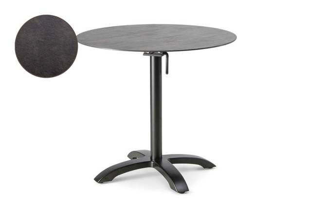 Trento II Table de jardin pliante aluminium 70x80 cm