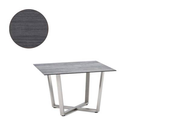 Uri Loungetisch Edelstahl 90x90 cm