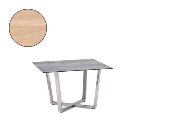 Uri Table de salon acier inoxydable Ø 70 cm