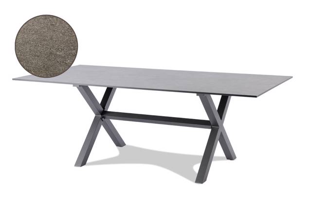 Xenia Table de jardin aluminium 180x90 cm