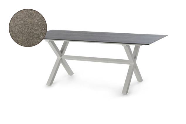 Xenia Gartentisch Aluminium 180x90 cm