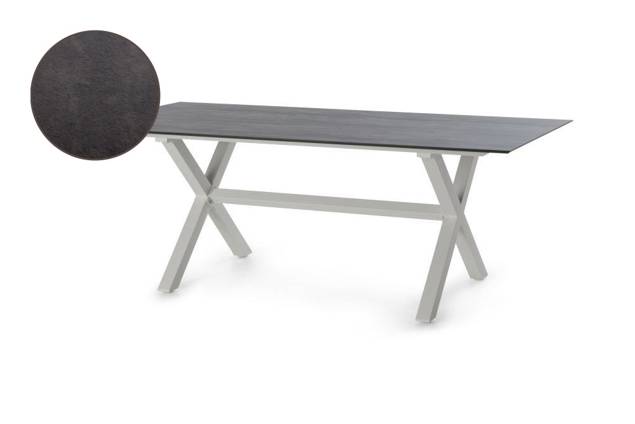 Xenia Table de jardin aluminium 220x100 cm
