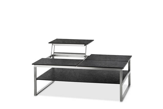 Miami Loungetisch Edelstahl 120x80 cm 1