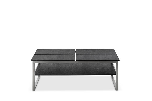 Miami Loungetisch Edelstahl 120x80 cm 5