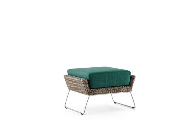 Madonna II Loungehocker Rattan