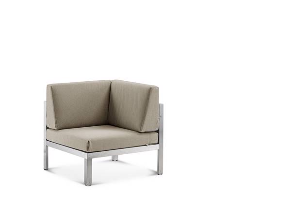 Rubin Loungeecke Edelstahl