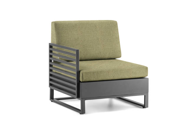 Miami Fauteuil de lounge droite aluminium