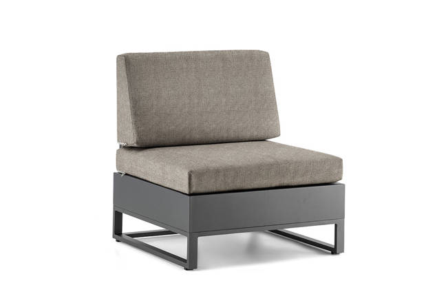 Miami Fauteuil de lounge aluminium