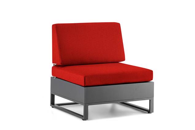 Miami Fauteuil de lounge aluminium