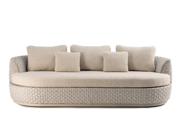 Sintra 3er Loungebank Aluminium 1