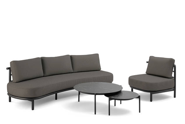 Taormina Ensemble lounge de jardin aluminium