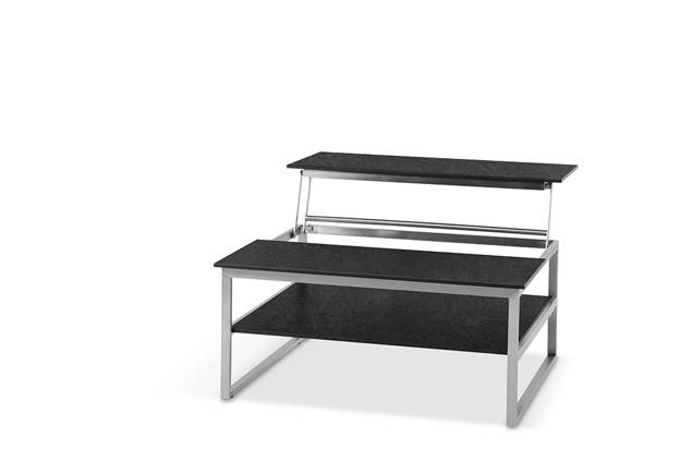 Miami Loungetisch Edelstahl 96x85 cm 1