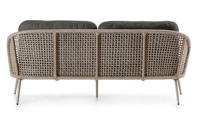 Ravenna 3er Loungebank Aluminium 2