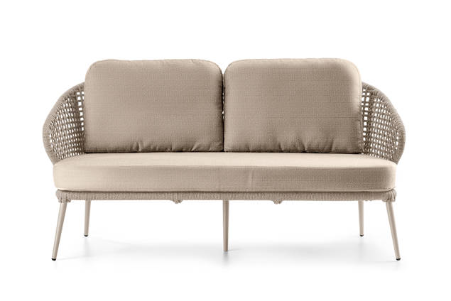 Ravenna Banc lounge 2.5 places aluminium 4