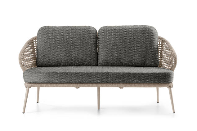 Ravenna 2.5er Loungebank Aluminium 3