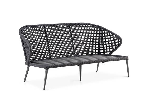 Ravenna 2.5er Loungebank Aluminium 1