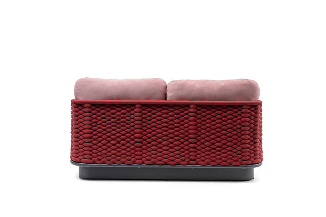 Messina 2er Loungebank Aluminium 3