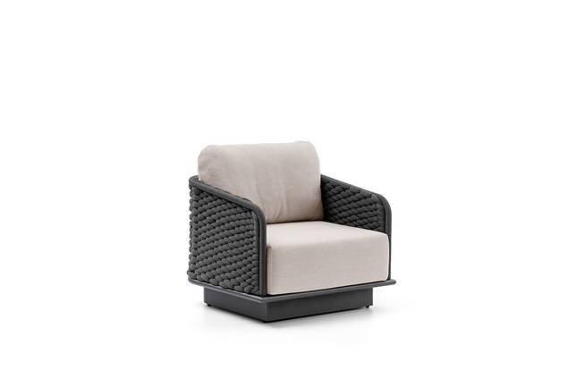 Messina Loungesessel Aluminium