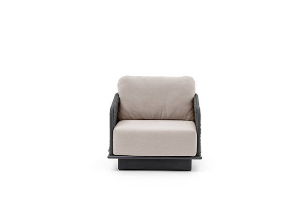 Messina Loungesessel Aluminium 4