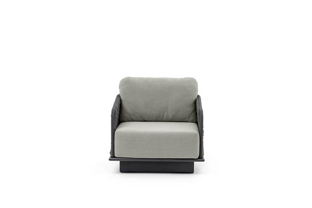Messina Loungesessel Aluminium 4