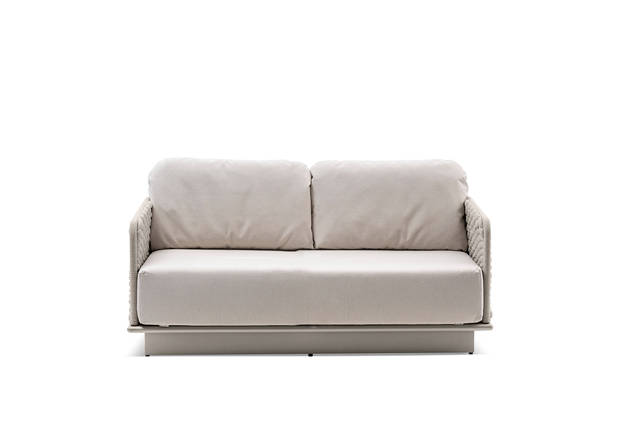 Messina Banc lounge 2 places aluminium 4