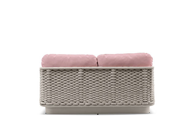 Messina 2er Loungebank Aluminium 3