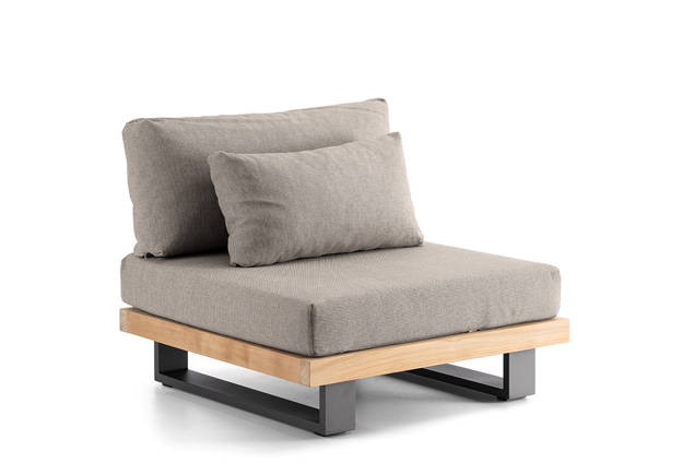 Amalfi Loungesessel Aluminium