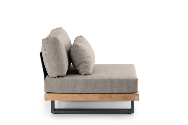 Amalfi Loungesessel Aluminium 1