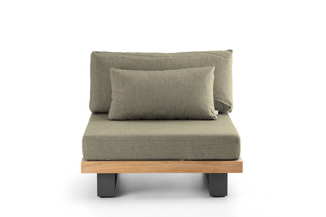 Amalfi Fauteuil lounge aluminium 2