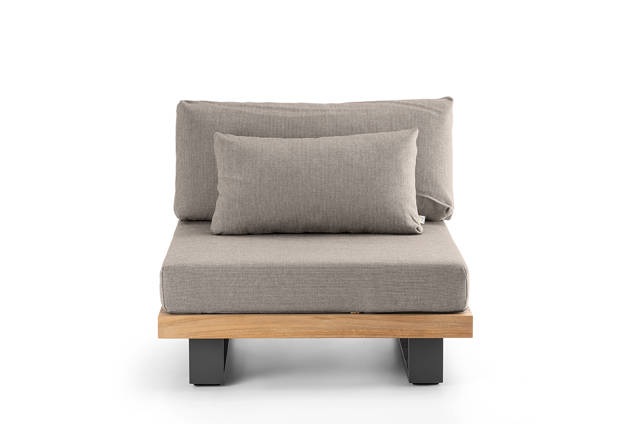 Amalfi Loungesessel Aluminium 2