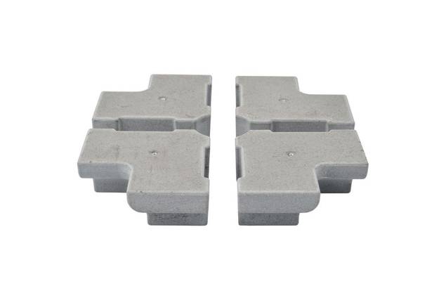 Gewichte-Set zu Rollensockelrahmen M4, 120 kg