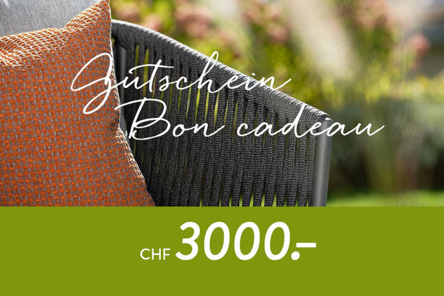 Bon cadeau de 3000 CHF