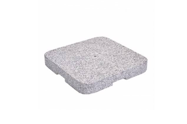 Socle en granit naturel Z, 90 kg, 64 × 64 × 9 cm, pierre naturelle