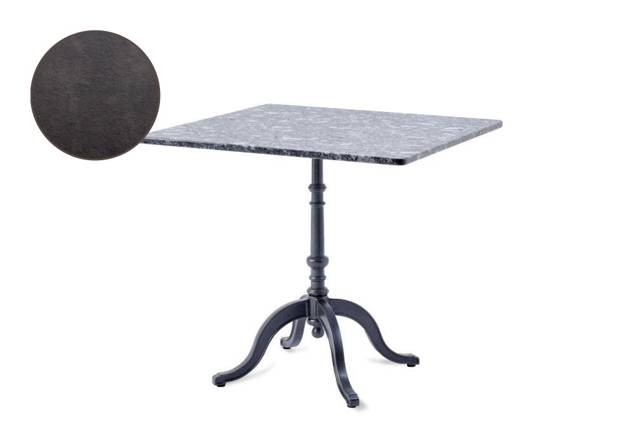 Nostalgie Table de jardin fonte d'acier Ø 85 cm